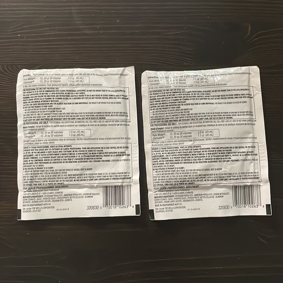 CLAIROL PURE WHITE DEVELOPER 40 vol. 16oz (473ml) and Clairol Professional BW2 - Picture 3 of 6
